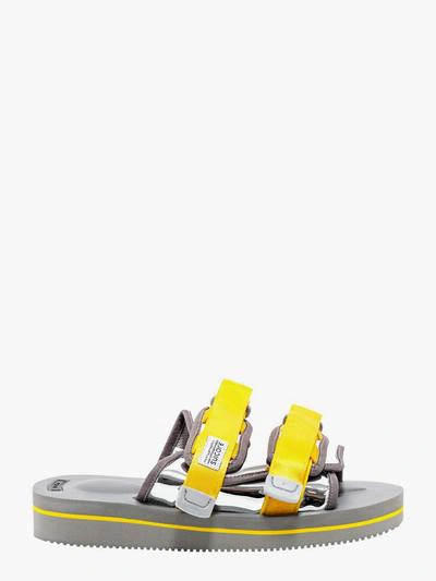 Shop Suicoke Sandals In Yellow