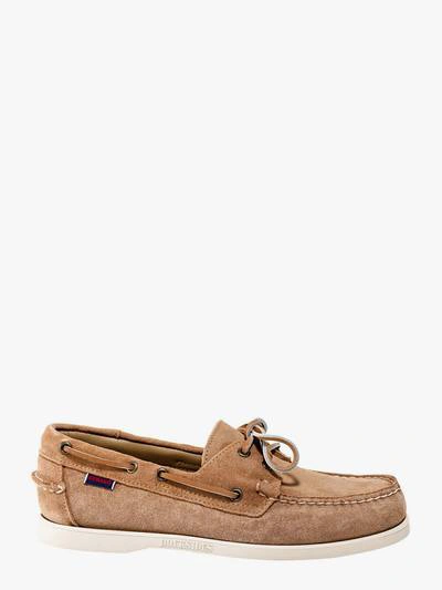 Shop Sebago Boat Shoes In Beige