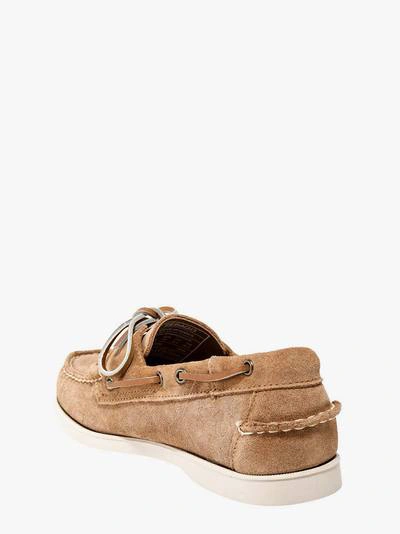 Shop Sebago Boat Shoes In Beige