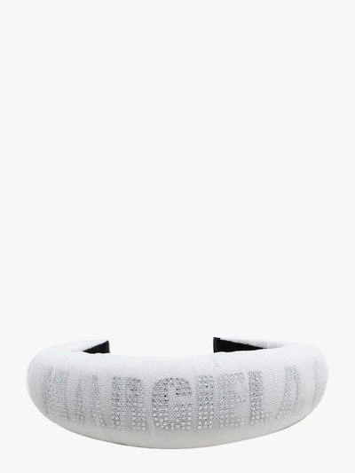 Shop Mm6 Maison Margiela Hairband In White