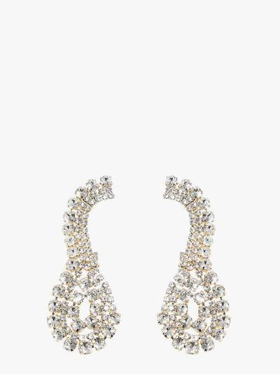 Shop Silvia Gnecchi Earrings In Gold