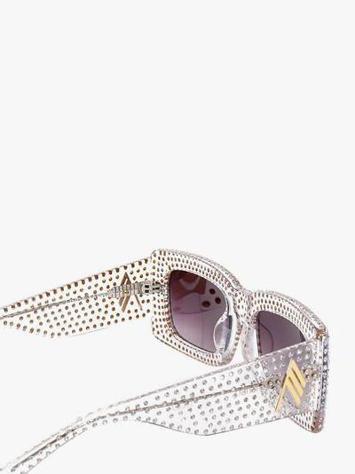 Shop Attico Sunglasses In Silver