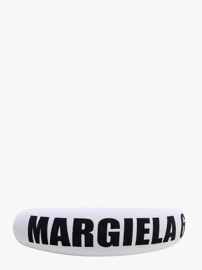 Shop Mm6 Maison Margiela Hairbands In White