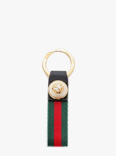 Shop Gucci Key Rings In Black