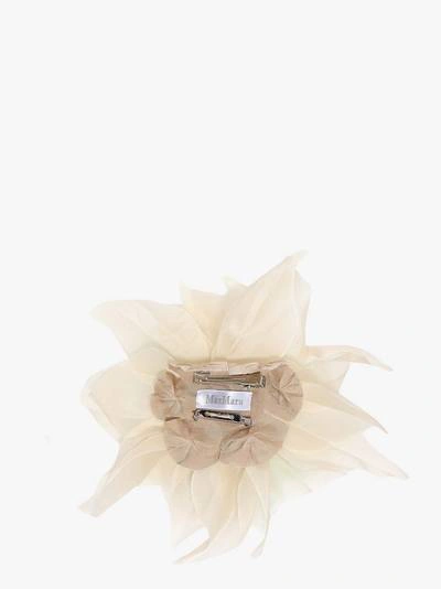 Shop Max Mara Brooch In White