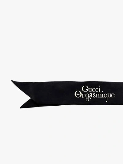 Shop Gucci Scarf In Black