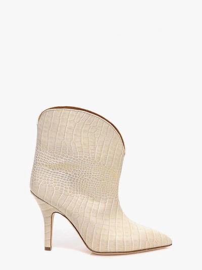 Shop Paris Texas Ankle Boots In Beige