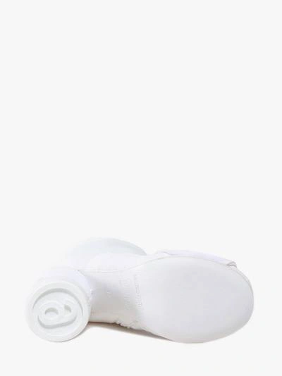 Shop Mm6 Maison Margiela Ankle Boots In White