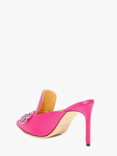 Shop Giannico Sandals In Pink