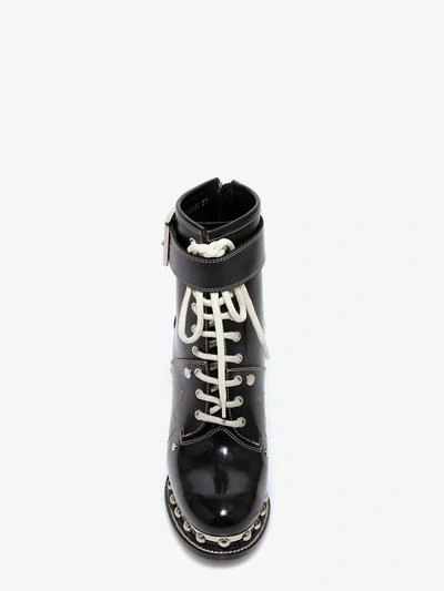 Shop Alexander Mcqueen Ankle Boots In Black
