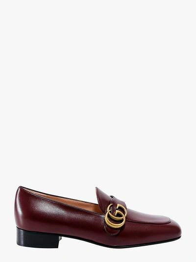 Shop Gucci Loafer In Red