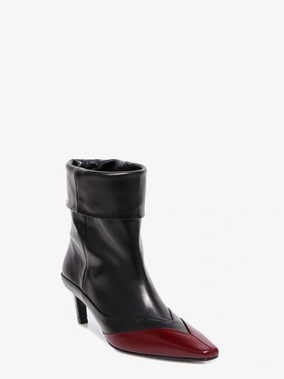 Shop Salondeju Pointed Frame Boots In Black