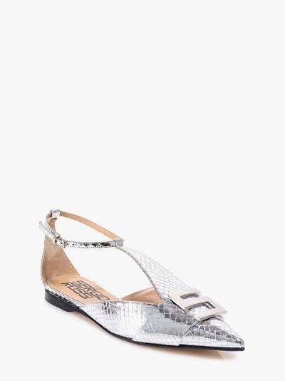 Shop Sergio Rossi Sandals In Silver