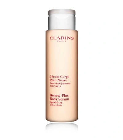 Shop Clarins Renew-plus Body Serum In White