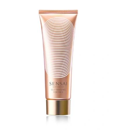 Shop Sensai Silky Bronze Self Tanning For Face (50ml) In White