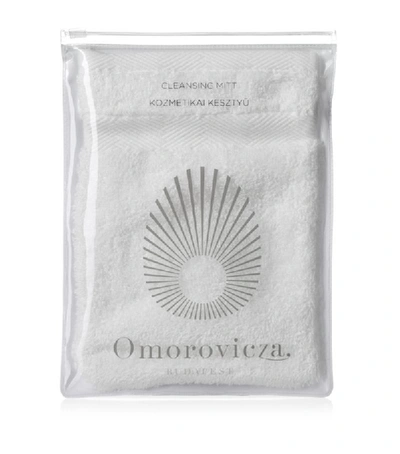 Shop Omorovicza Cleansing Mitt In White