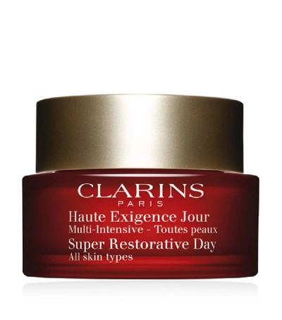 Shop Clarins Super Restorative Day All Skin Types (50ml) In White