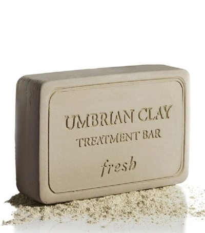 Shop Fresh Umbrian Clay Purifying Treatment Bar (200g) In White