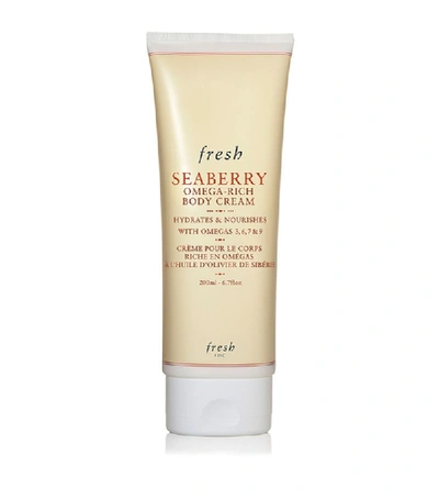Shop Fresh Seaberry Restorative Body Cream (200ml) In White