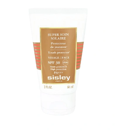 Shop Sisley Paris Super Soin Solaire Facial Sun Care Spf 30 (60ml) In White