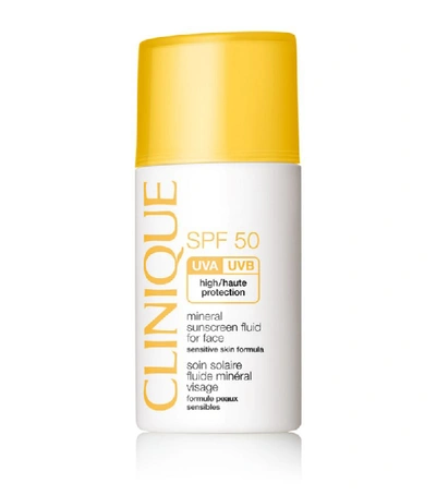 Shop Clinique Mineral Sunscreen Fluid For Face Spf 50 (30ml) In Multi