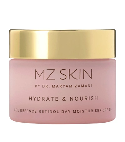 Shop Mz Skin Hydrate & Nourish Age Defence Retinol Day Moisturiser Spf 30 In White