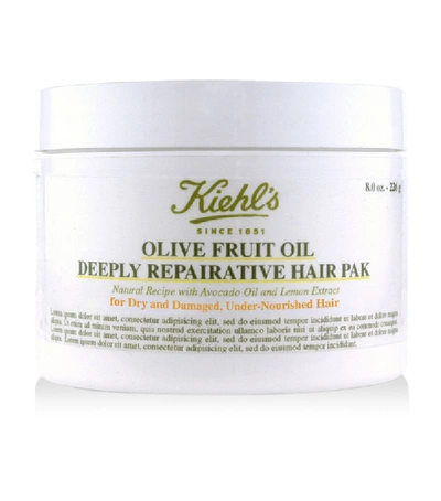 Shop Kiehl's Since 1851 Kiehl's Olive Fruit Oil Deeply Reparative Hair Pak (250ml) In White