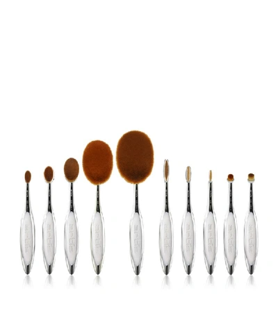 Shop Artis Elite Mirror 10 Brush Set In White
