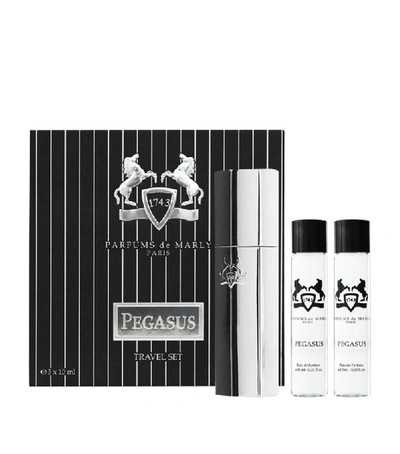 Shop Parfums De Marly Pegasus Travel Set In White