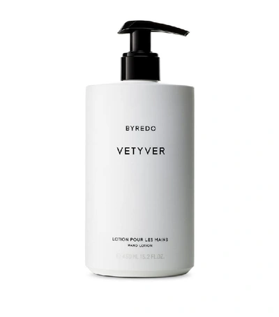 Shop Byredo Vetyver Hand Lotion (450ml) In White