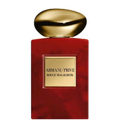 Shop Armani Collezioni Gold Rouge Malachite Extrait De Parfum In White