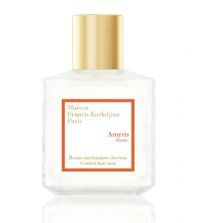 Shop Maison Francis Kurkdjian À La Rose Scented Hair Mist (70ml) In White