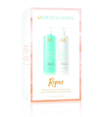 Shop Moroccanoil Moisture Repair Shampoo & Conditioner Duo In Multi