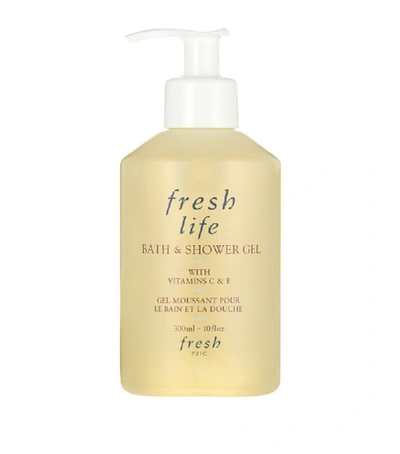 Shop Fresh Life Shower Gel (300ml) In White