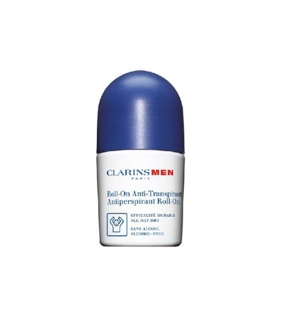 Shop Clarins Men Antiperspirant Deo Roll-on (50ml) In White