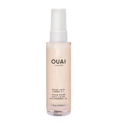 Shop Ouai Rose Hair And Body Oil (98.9g) In White