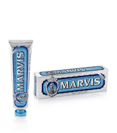 Shop Marvis Aquatic Mint Toothpaste (85g) In White