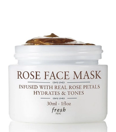 Shop Fresh Rose Face Mask To Go (30ml) In White