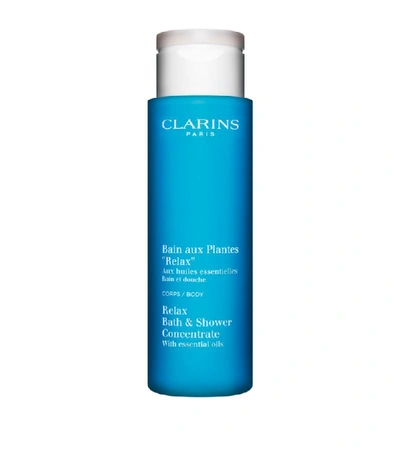 Shop Clarins Relax Bath & Shower Concentrate (200ml) In White