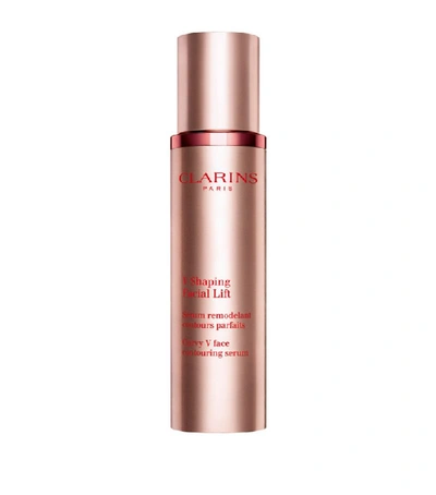 Shop Clarins V Shaping Facial Lift Serum (50ml) In White