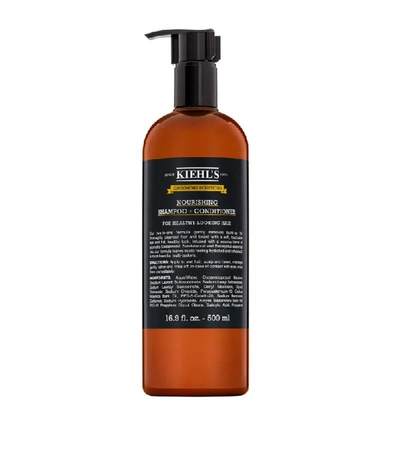 Shop Kiehl's Since 1851 Kiehl's Healthy Hair Scalp Shampoo And Conditioner (500ml) In White