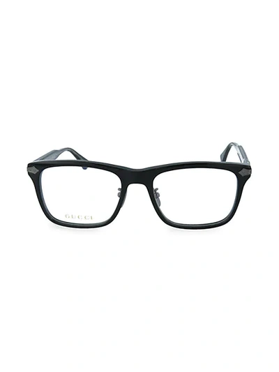 Shop Gucci 54mm Optical Glasses In Black