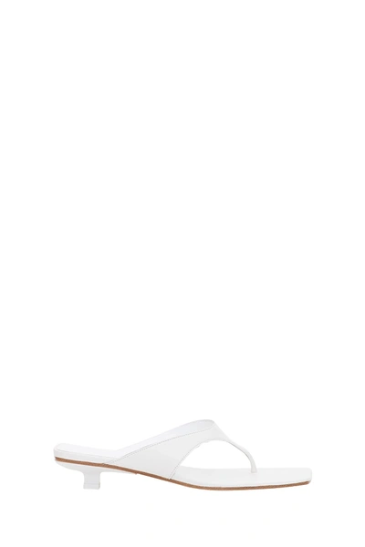 Shop By Far Jack Thong Sandals In Bianco