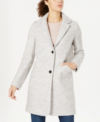 Shop Marc New York Paige Boucle Coat In Ivory