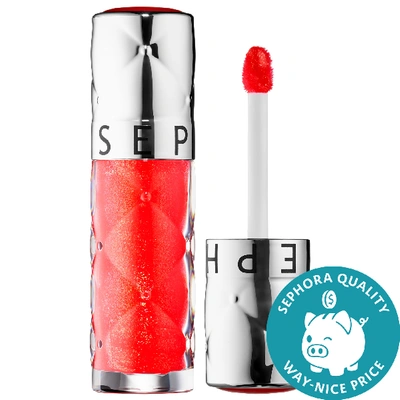 Sephora Collection Outrageous Plump Hydrating Lip Gloss 10 Coral Flash 0.2 oz / 6 ml In 10 Coral Flash