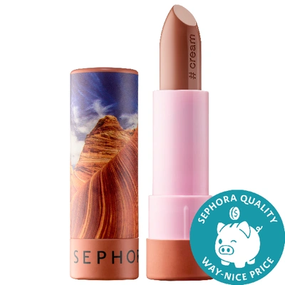 Shop Sephora Collection #lipstories Natural Wonders Lipstick 74 Off The Grid 0.14 oz/ 4 G