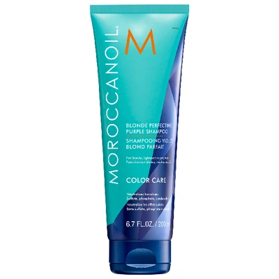 Shop Moroccanoil Blonde Perfecting Purple Shampoo 6.7 oz/ 200 ml