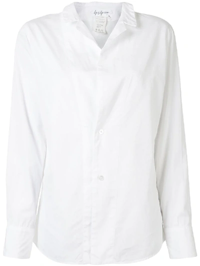 Pre-owned Yohji Yamamoto Plunging Neck Shirt In White