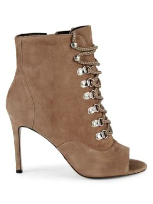 charles david peep toe booties