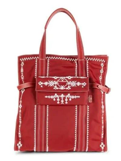 Shop Valentino Rosso Tote